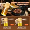 imageYARRAMATE 16oz470ml Easy Refillable Oil Sprayer for Cooking 2 in 1 Oil Dispenser for Kitchen and Oil Sprayer Bottle FoodGrade Glass Oil Mister with Simple Open Design Air FryerBBQ Creamy WhiteOrange