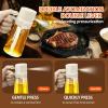 imageYARRAMATE 16oz470ml Easy Refillable Oil Sprayer for Cooking 2 in 1 Oil Dispenser for Kitchen and Oil Sprayer Bottle FoodGrade Glass Oil Mister with Simple Open Design Air FryerBBQ Creamy WhiteWhite