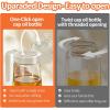 imageYARRAMATE 16oz470ml Easy Refillable Oil Sprayer for Cooking 2 in 1 Oil Dispenser for Kitchen and Oil Sprayer Bottle FoodGrade Glass Oil Mister with Simple Open Design Air FryerBBQ Creamy WhiteWhite