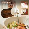 imageYARRAMATE 16oz470ml Light Blocking Oil Sprayer for Cooking with Stickers FoodGrade 2 in 1 Olive Oil Dispenser Bottle for Kitchen Premium Dark Amber Glass Oil Bottle for Air Fryer BBQ Black02White