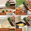 imageYARRAMATE 16oz470ml Light Blocking Oil Sprayer for Cooking with Stickers FoodGrade 2 in 1 Olive Oil Dispenser Bottle for Kitchen Premium Dark Amber Glass Oil Bottle for Air Fryer BBQ Black08OliveGreen