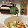 imageYARRAMATE 16oz470ml Light Blocking Oil Sprayer for Cooking with Stickers FoodGrade 2 in 1 Olive Oil Dispenser Bottle for Kitchen Premium Dark Amber Glass Oil Bottle for Air Fryer BBQ Black08OliveGreen