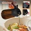 imageYARRAMATE 16oz470ml Light Blocking Oil Sprayer for Cooking with Stickers FoodGrade 2 in 1 Olive Oil Dispenser Bottle for Kitchen Premium Dark Amber Glass Oil Bottle for Air Fryer BBQ Black01Black