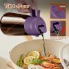 imageYARRAMATE 16oz470ml Light Blocking Oil Sprayer for Cooking with Stickers FoodGrade 2 in 1 Olive Oil Dispenser Bottle for Kitchen Premium Dark Amber Glass Oil Bottle for Air Fryer BBQ Black06Purple