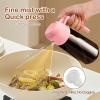 imageYARRAMATE 16oz470ml Light Blocking Oil Sprayer for Cooking with Stickers FoodGrade 2 in 1 Olive Oil Dispenser Bottle for Kitchen Premium Dark Amber Glass Oil Bottle for Air Fryer BBQ Black07Pink