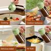 imageYARRAMATE 16oz470ml Light Blocking Oil Sprayer for Cooking with Stickers FoodGrade 2 in 1 Olive Oil Dispenser Bottle for Kitchen Premium Dark Amber Glass Oil Bottle for Air Fryer BBQ Black03Green