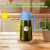 imageYARRAMATE 16oz470ml LightBlocking Dark Oil Sprayer for Cooking 2 in 1 Olive Oil Dispenser Bottle for Kitchen Premium Dark Green Glass Oil Bottle FoodGrade Oil Mister for Air Fryer BBQ White08SkyBlue