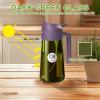 imageYARRAMATE 16oz470ml LightBlocking Dark Oil Sprayer for Cooking 2 in 1 Olive Oil Dispenser Bottle for Kitchen Premium Dark Green Glass Oil Bottle FoodGrade Oil Mister for Air Fryer BBQ White09Purple