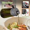 imageYARRAMATE 16oz470ml LightBlocking Dark Oil Sprayer for Cooking 2 in 1 Olive Oil Dispenser Bottle for Kitchen Premium Dark Green Glass Oil Bottle FoodGrade Oil Mister for Air Fryer BBQ White10Grey