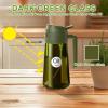 imageYARRAMATE 16oz470ml LightBlocking Dark Oil Sprayer for Cooking 2 in 1 Olive Oil Dispenser Bottle for Kitchen Premium Dark Green Glass Oil Bottle FoodGrade Oil Mister for Air Fryer BBQ White152Pcs BlackOliveGreen