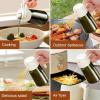 imageYARRAMATE 16oz470ml LightBlocking Dark Oil Sprayer for Cooking 2 in 1 Olive Oil Dispenser Bottle for Kitchen Premium Dark Green Glass Oil Bottle FoodGrade Oil Mister for Air Fryer BBQ White03White