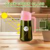imageYARRAMATE 16oz470ml LightBlocking Dark Oil Sprayer for Cooking 2 in 1 Olive Oil Dispenser Bottle for Kitchen Premium Dark Green Glass Oil Bottle FoodGrade Oil Mister for Air Fryer BBQ White07Pink