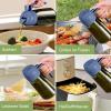 imageYARRAMATE 16oz470ml LightBlocking Dark Oil Sprayer for Cooking 2 in 1 Olive Oil Dispenser Bottle for Kitchen Premium Dark Green Glass Oil Bottle FoodGrade Oil Mister for Air Fryer BBQ White162Pcs BlackNavy
