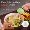 imageYARRAMATE 2Pcs 16oz470ml 2 in 1 Oil Sprayer for Cooking with Stickers Foodgrade Glass Oil Spray Bottle Oil Dispenser and Oil Sprayer for Kitchen Salad Frying BBQ White ampampBlack03Green