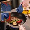 imageYARRAMATE 2Pcs 16oz470ml 2 in 1 Oil Sprayer for Cooking with Stickers Foodgrade Glass Oil Spray Bottle Oil Dispenser and Oil Sprayer for Kitchen Salad Frying BBQ White ampampBlack09Navy