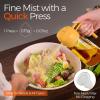 imageYARRAMATE 2Pcs 16oz470ml 2 in 1 Oil Sprayer for Cooking with Stickers Foodgrade Glass Oil Spray Bottle Oil Dispenser and Oil Sprayer for Kitchen Salad Frying BBQ White ampampBlack04Orange