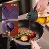 imageYARRAMATE 2Pcs 16oz470ml 2 in 1 Oil Sprayer for Cooking with Stickers Foodgrade Glass Oil Spray Bottle Oil Dispenser and Oil Sprayer for Kitchen Salad Frying BBQ White ampampBlack162Pcs BlackPurple