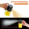 imageYARRAMATE 2pcs Mini 68 OZ 200 ML Oil Sprayer for Cooking Premium Oil Spray Bottle for Kitchen Foodgrade Olive Oil Sprayer Portable Oil Mister for Air Fryer Outdoor BBQ and Camping GreyampampGreenBlack