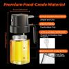 imageYARRAMATE 2pcs Mini 68 OZ 200 ML Oil Sprayer for Cooking Premium Oil Spray Bottle for Kitchen Foodgrade Olive Oil Sprayer Portable Oil Mister for Air Fryer Outdoor BBQ and Camping GreyampampGreenBlack