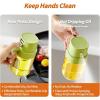 imageYARRAMATE 2pcs Mini 68 OZ 200 ML Oil Sprayer for Cooking Premium Oil Spray Bottle for Kitchen Foodgrade Olive Oil Sprayer Portable Oil Mister for Air Fryer Outdoor BBQ and Camping GreyampampGreenGreen