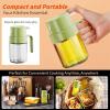 imageYARRAMATE 2pcs Mini 68 OZ 200 ML Oil Sprayer for Cooking Premium Oil Spray Bottle for Kitchen Foodgrade Olive Oil Sprayer Portable Oil Mister for Air Fryer Outdoor BBQ and Camping GreyampampGreenGreen