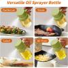 imageYARRAMATE 2pcs Mini 68 OZ 200 ML Oil Sprayer for Cooking Premium Oil Spray Bottle for Kitchen Foodgrade Olive Oil Sprayer Portable Oil Mister for Air Fryer Outdoor BBQ and Camping GreyampampGreenGreen