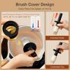 imageYARRAMATE 300ml 10oz Oil Dispenser with Brush  Glass Oil Bottle for Kitchen with Silicone Heat Resistant Basting Brush  Cooking Brush for Vinegar Sauce BBQ Grill Frying  Creamy White02Black