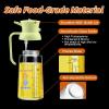 imageYARRAMATE Large Capacity 2 in 1 Oil Sprayer for Cooking with Measuring 18oz550ml Olive Oil Dispenser for Kitchen Foodgrade Oil Spritzer Bottle for Air Fryer Salad BBQ Black03Green