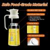 imageYARRAMATE Large Capacity 2 in 1 Oil Sprayer for Cooking with Measuring 18oz550ml Olive Oil Dispenser for Kitchen Foodgrade Oil Spritzer Bottle for Air Fryer Salad BBQ Black02White