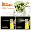 imageYARRAMATE Large Capacity 2 in 1 Oil Sprayer for Cooking with Measuring 18oz550ml Olive Oil Dispenser for Kitchen Foodgrade Oil Spritzer Bottle for Air Fryer Salad BBQ Black03Green