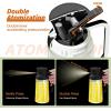 imageYARRAMATE Large Capacity 2 in 1 Oil Sprayer for Cooking with Measuring 18oz550ml Olive Oil Dispenser for Kitchen Foodgrade Oil Spritzer Bottle for Air Fryer Salad BBQ Black01Black