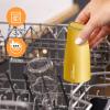 imageYARRAMATE Large Capacity Aesthetic Olive Oil Dispenser for Kitchen 500ml 17oz Cooking Glass Vinegar Drizzler Leak Proof Oil Bottle NonDrip Soy Sauce Dispenser Oil Pourer ampamp LabelsWhite04Orange