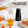 imageYARRAMATE Large Capacity Aesthetic Olive Oil Dispenser for Kitchen 500ml 17oz Cooking Glass Vinegar Drizzler Leak Proof Oil Bottle NonDrip Soy Sauce Dispenser Oil Pourer ampamp LabelsWhite01Black