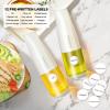 imageYARRAMATE Large Capacity Aesthetic Olive Oil Dispenser for Kitchen 500ml 17oz Cooking Glass Vinegar Drizzler Leak Proof Oil Bottle NonDrip Soy Sauce Dispenser Oil Pourer ampamp LabelsWhite02Creamy White
