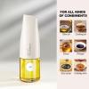 imageYARRAMATE Large Capacity Aesthetic Olive Oil Dispenser for Kitchen 500ml 17oz Cooking Glass Vinegar Drizzler Leak Proof Oil Bottle NonDrip Soy Sauce Dispenser Oil Pourer ampamp LabelsWhite02Creamy White