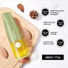 imageYARRAMATE Large Capacity Aesthetic Olive Oil Dispenser for Kitchen 500ml 17oz Cooking Glass Vinegar Drizzler Leak Proof Oil Bottle NonDrip Soy Sauce Dispenser Oil Pourer ampamp LabelsWhite03Green