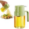 imageYARRAMATE 2pcs Mini 68 OZ 200 ML Oil Sprayer for Cooking Premium Oil Spray Bottle for Kitchen Foodgrade Olive Oil Sprayer Portable Oil Mister for Air Fryer Outdoor BBQ and Camping GreyampampGreenGreen
