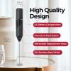 imageYARRAMATE Mini Powerful Milk Frother Wand Fast Battery Operated Coffee Mixer Handheld Drink stirrer Electric whisk Foam Maker for Lattes Cappuccino Matcha Hot Chocolate BlackBattery