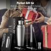 imageYARRAMATE 8Pcs 24oz Hybrid Vacuum Insulated Cocktail Shaker Set with Strainer Premium Double Wall Stainless Steel Martini Shaker for Home Bar Bartending with Leakproof Seal 25 Recipes  Gift Set