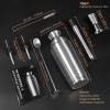 imageYARRAMATE 8Pcs 24oz Hybrid Vacuum Insulated Cocktail Shaker Set with Strainer Premium Double Wall Stainless Steel Martini Shaker for Home Bar Bartending with Leakproof Seal 25 Recipes  Gift Set