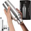 imageYARRAMATE 8Pcs 24oz Hybrid Vacuum Insulated Cocktail Shaker Set with Strainer Premium Double Wall Stainless Steel Martini Shaker for Home Bar Bartending with Leakproof Seal 25 Recipes  Gift Set